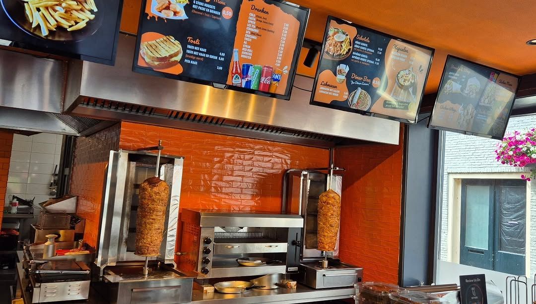 Bestelkeuken bij Döner Huys