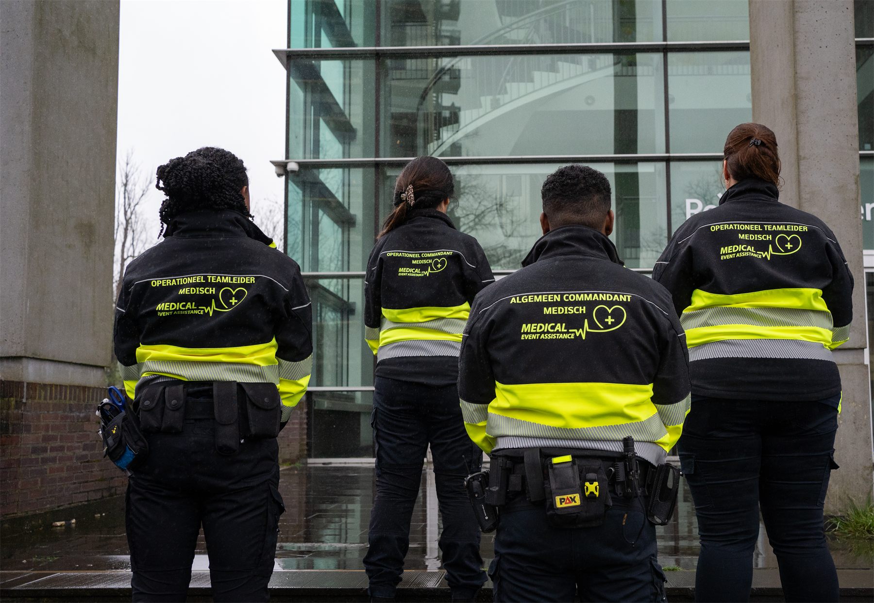 Team van Medical Event Assistance in actie